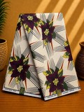 Tissu-Coton-fleurs violet, Lafermedeleo-Djankawax,