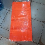 Tissu Bazin orange en coton, Djankawax, tissu au mètre,