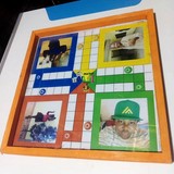 Ludo, bois Cameroun à personnaliser avec vos photos images, jeu de société, Djankawax,