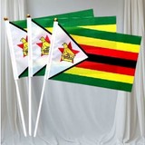 Drapeau main Zimbabwe, Supporters, Fans, Football, Cameroun