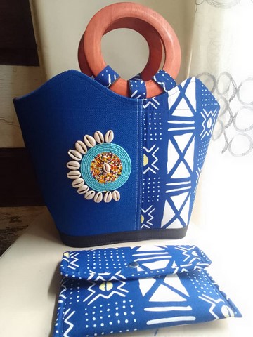 sac à main femme en tissu pagne wax africain