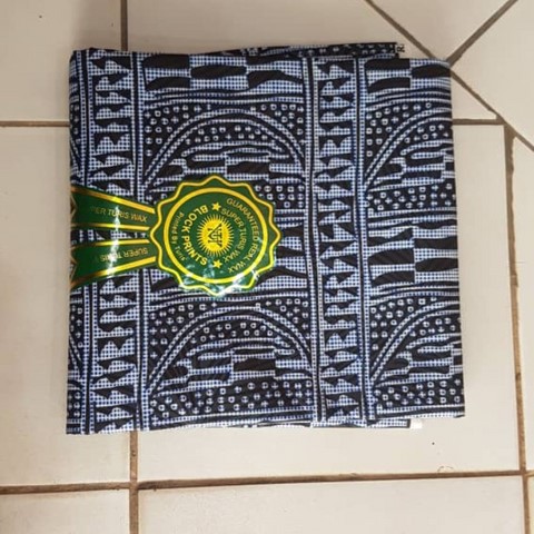 Coupon tissu pagne wax africain Cameroun, 