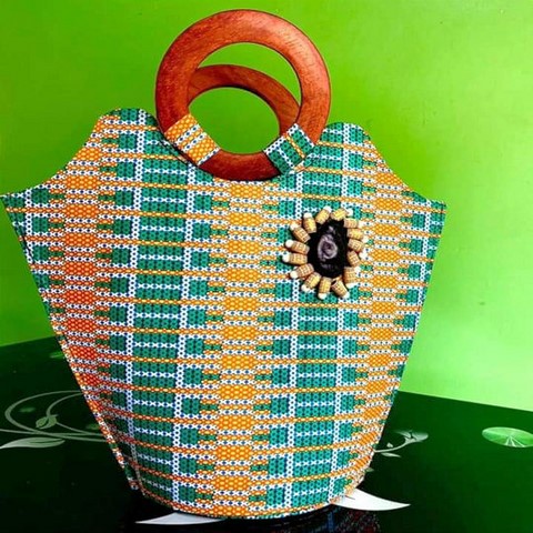 sac à main femme en tissu pagne wax africain
