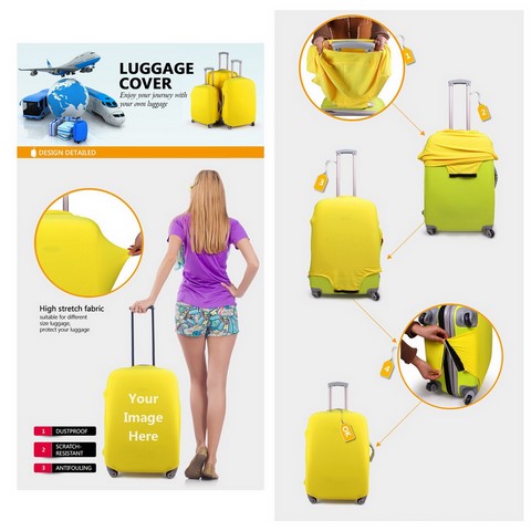 Housse valise à Personnaliser avec Image ou LogoHousse valise à Personnaliser avec Image ou Logon Djankawax.