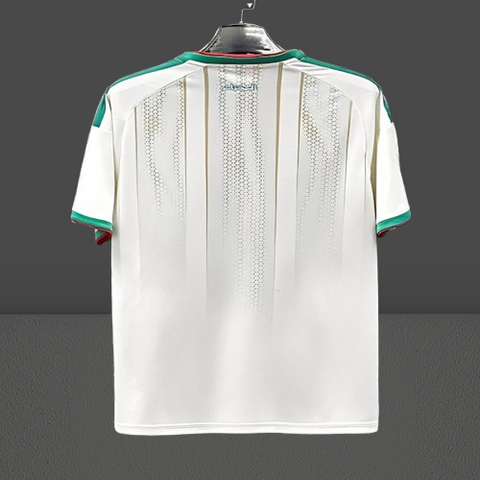 Maillot de Football blanc, Algérie, équipe nationale, drapeau,