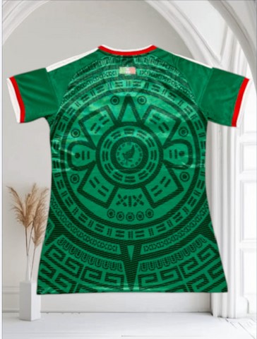 Football de Maillot de l'équipe du ​Mexique 2026 pour femme, vert, Jerseys, Fans, Supporters El Tri, DiasporaMexicaine, Mexico,