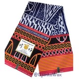 tissu pagne ndop orange, africain 6 yard,ventes solidaire,lafermedeleo,La ferme de Léo,