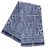 tissu pagne bleu Ndop Bamiléké Cameroun, africain 3/6 yard, Ndop bamilékés Cameroun, ventes solidaire,lafermedeleo,Djankawax,