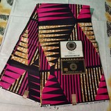 Tissu-Coton-rose/marron, Lafermedeleo-Djankawax,